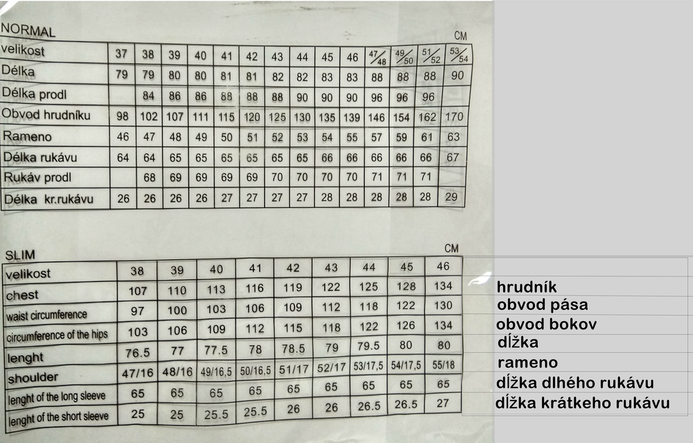 Pánska košeľa AMJ