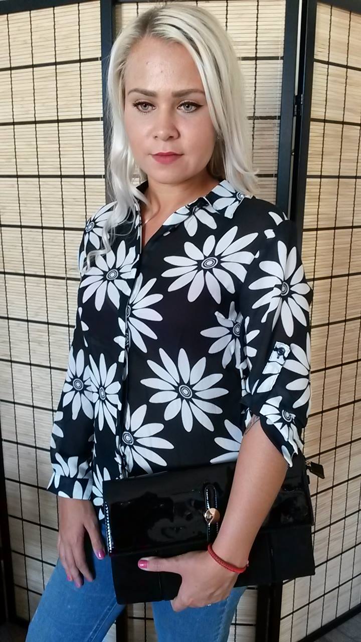 Dámska blúzka kvetová