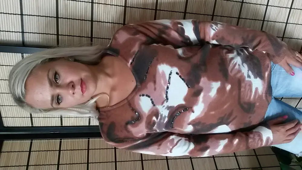 Dámsky pulóver vzorový