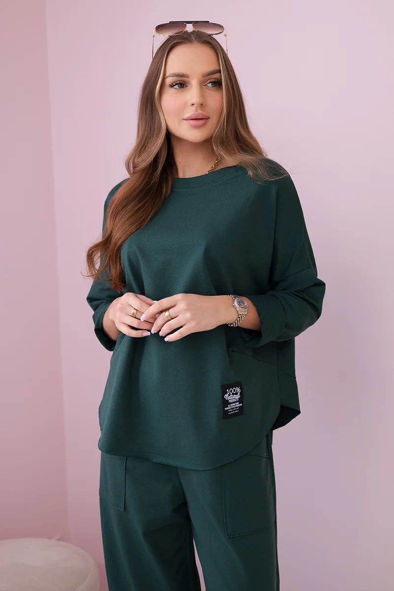 Dámska súprava - tmavo zelená