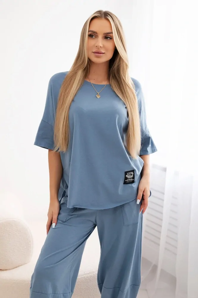 Dámska súprava - svetlé džínsy