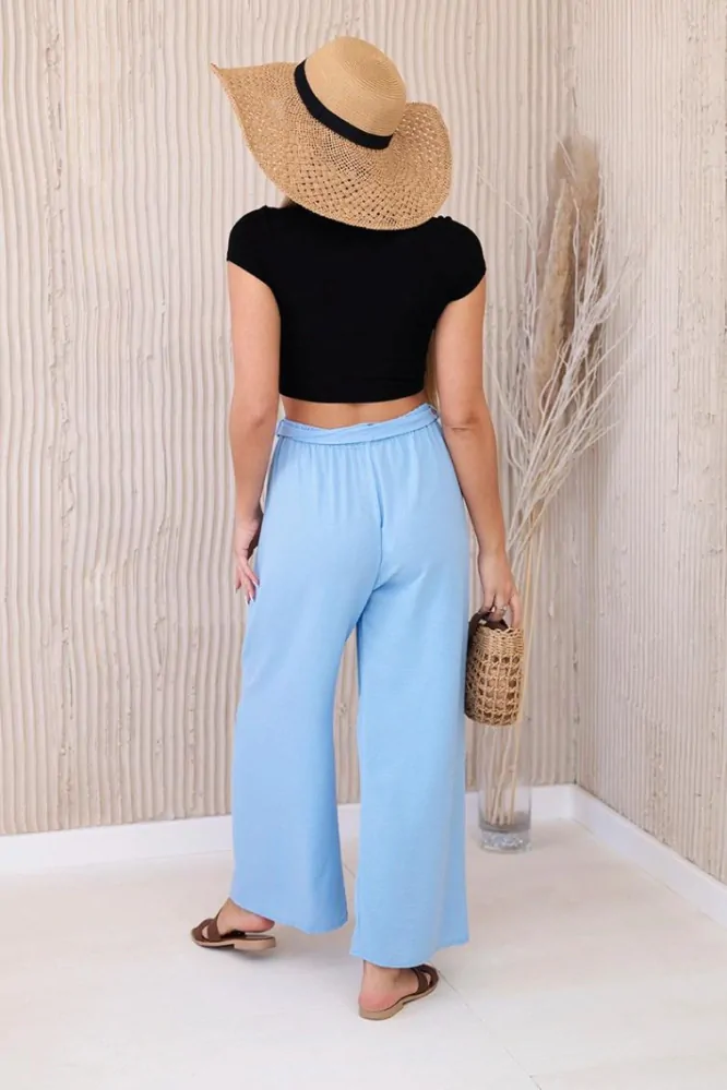 Letné nohavice - modrá