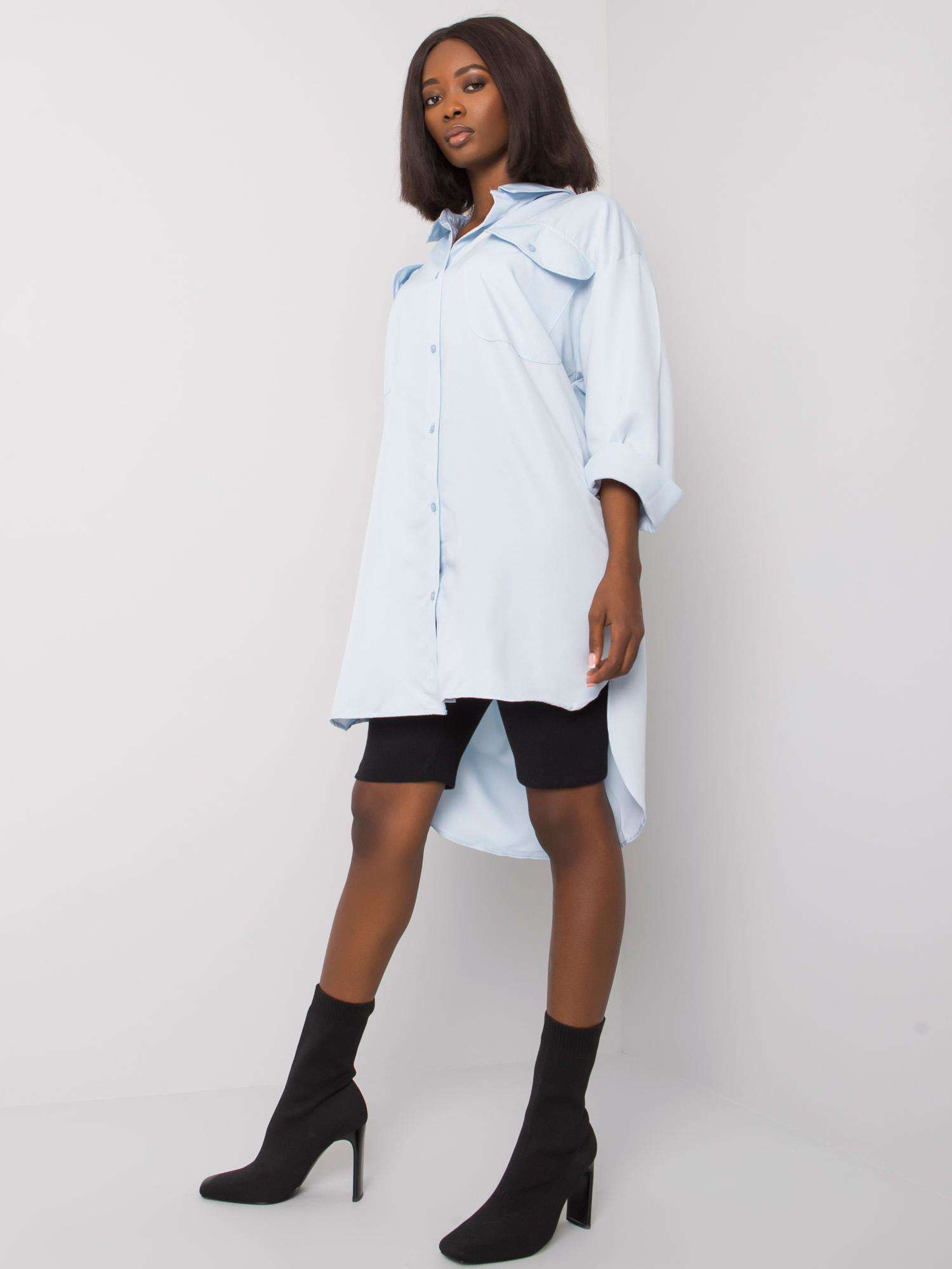 Blúzka Edvina - svetlo modrá