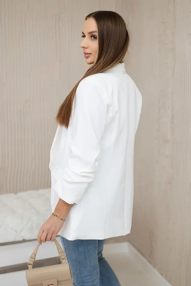 Elegantné sako - ecru