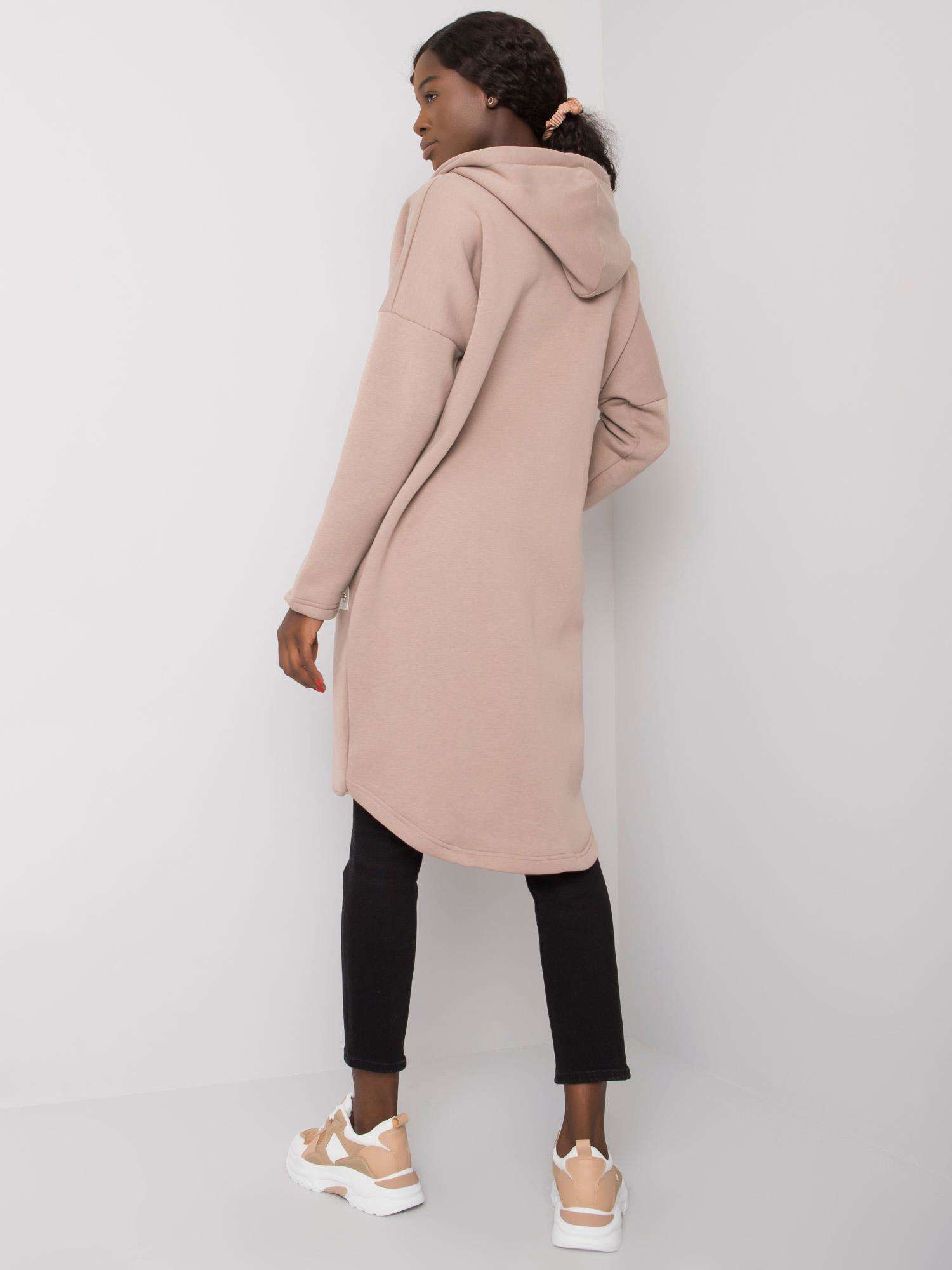 Dlhá mikina Stunning - béžová