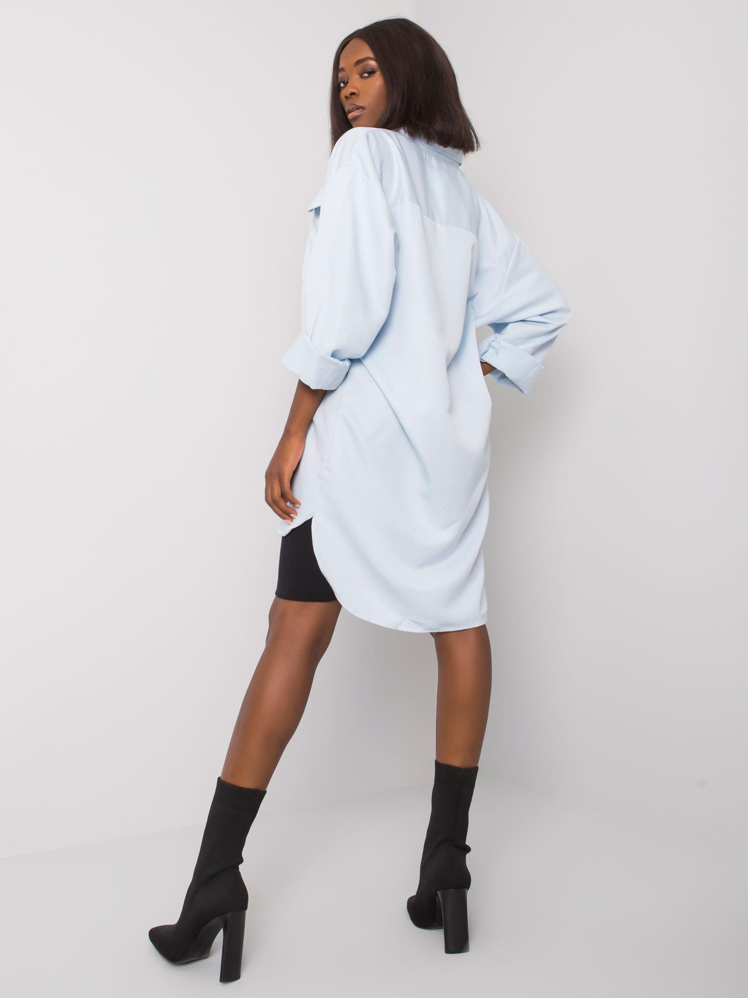 Blúzka Edvina - svetlo modrá