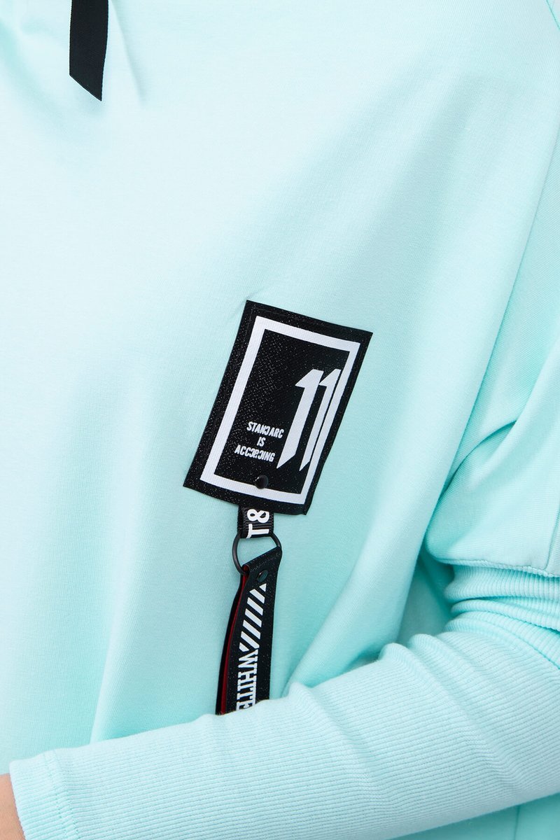 ASYMETRICKÁ TUNIKA OVERSIZE - MÄTA