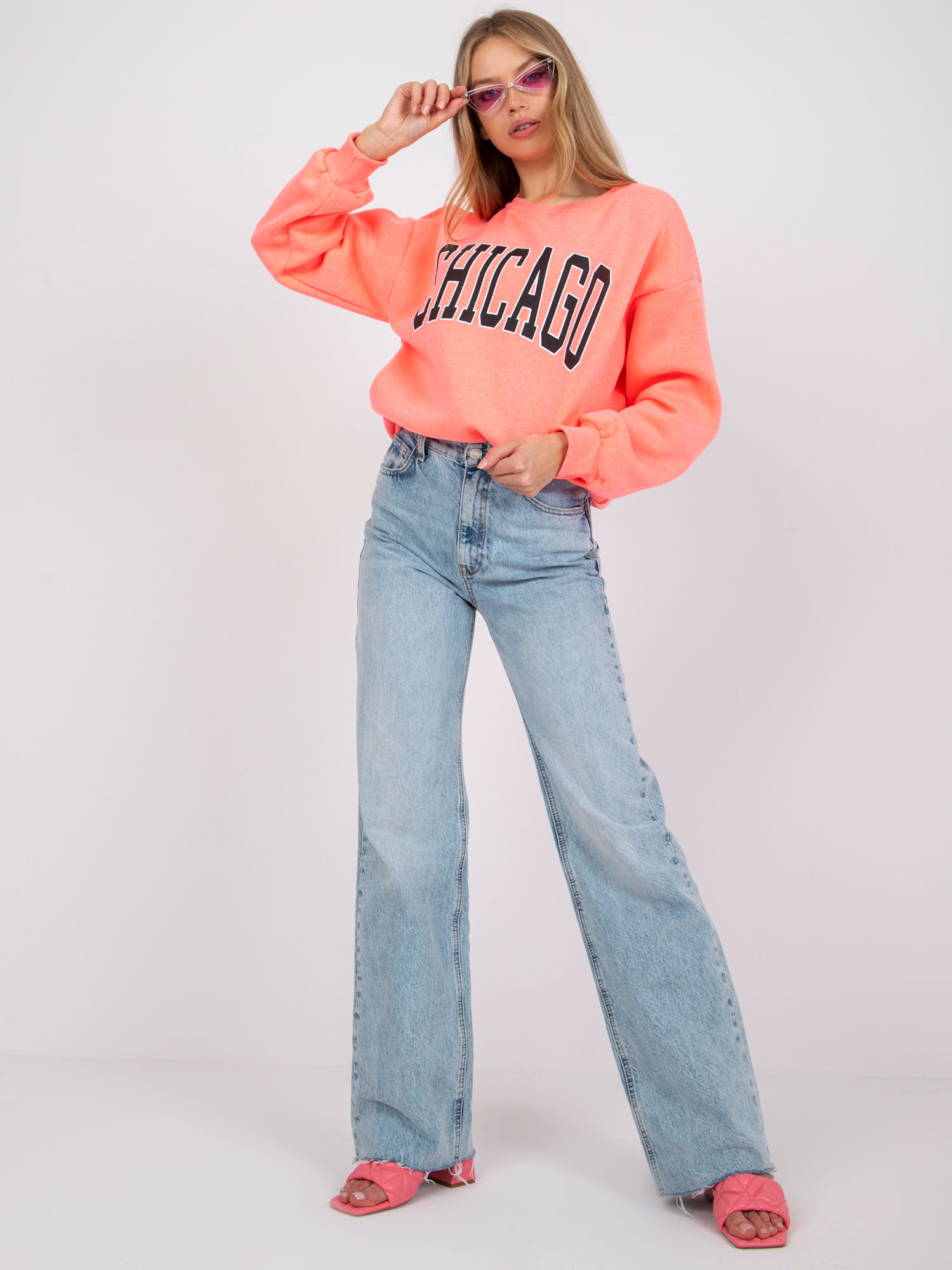 Mikina Chicago - ružová