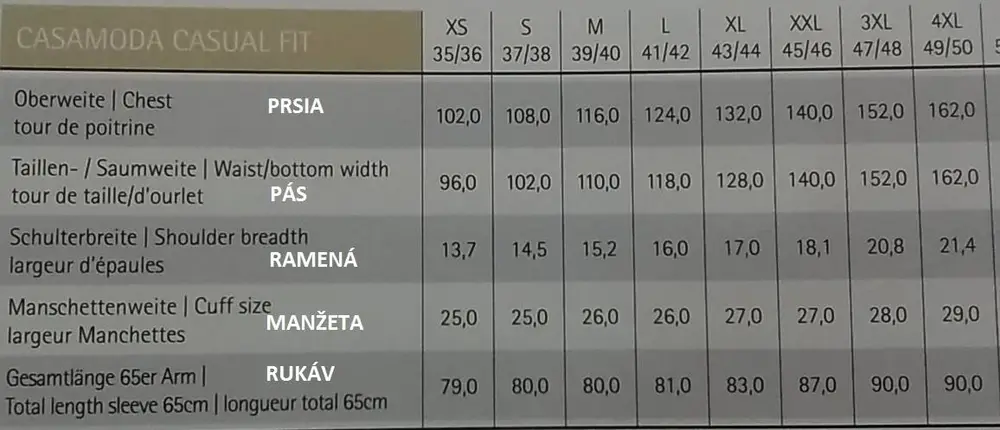 Pánska košeľa CASA MODA