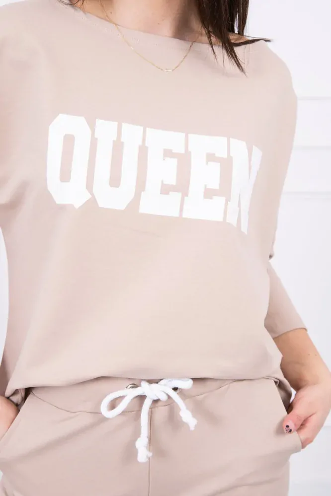 SÚPRAVA QUEEN - BÉŽOVÁ