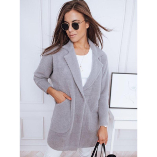 Alpaka Kabát Nora - šedá