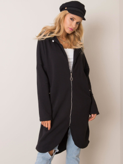 Dlhá mikina Tina - čierna