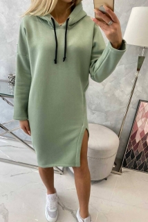 ŠATY S KAPUCŇOU  -  TMAVÁ MATA