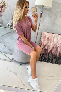 SÚPRAVA TOP+LEGÍNY - TMAVÁ RUŽOVÁ