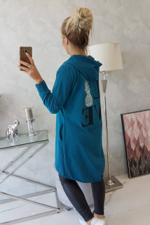 KARDIGAN S POTLAČOU - MORSKÁ