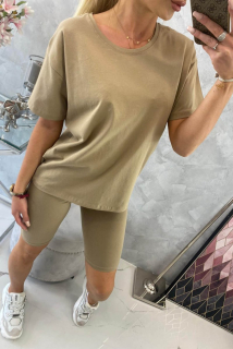SÚPRAVA TOP+LEGÍNY - CAMEL 