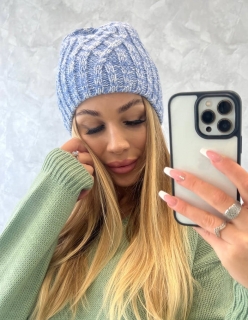 DÁMSKA ČAPICA - modrá