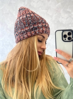 DÁMSKA ČAPICA - tehlová