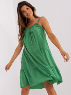 Vzdušné šaty - zelená