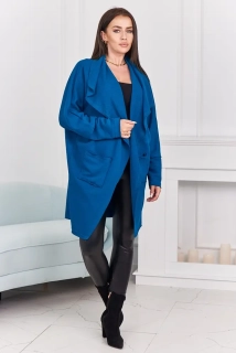 Kardigan s vreckami - morská