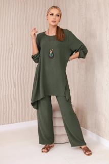 Súprava s príveskom - khaki