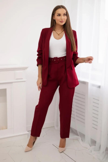 Elegantná súprava - bordó