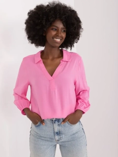 Košeľová blúzka - ružová