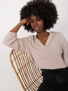 Košeľová blúzka - béžová