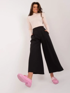 Široké nohavice - čierna