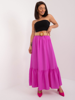 Sukňa s volánikmi - fialová