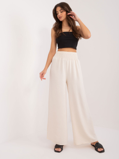 Letné nohavice - svetlo béžová