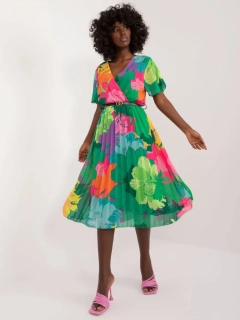 Šaty kvet - zelená