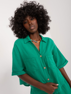 Oversize košeľa - zelená