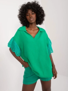 Oversize blúzka - zelená