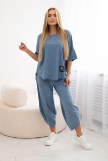 Dámska súprava - svetlé džínsy