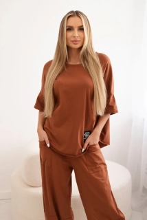 Dámska súprava - hnedá