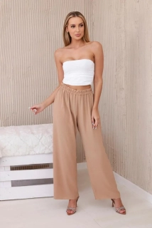 Letné nohavice - camel