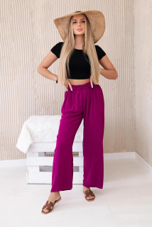 Letné nohavice - slivka