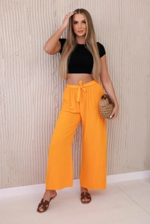 Letné nohavice - oranžová